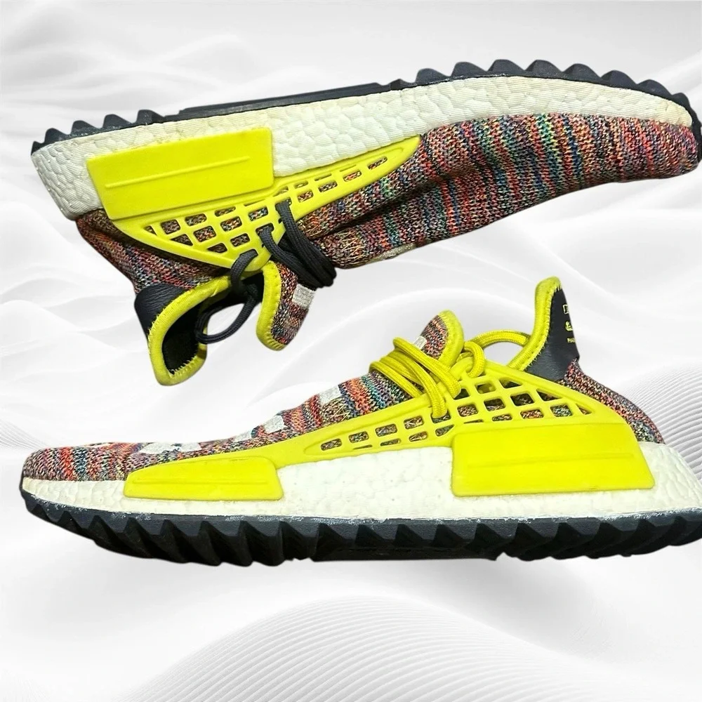 Adidas Human Race NMD Shoe‎ Pharrell Williams Multicolor AC7360  Size 8.5